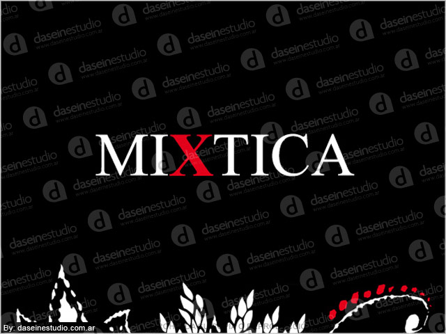 Diseño de logo Mixtica Brochure de moda