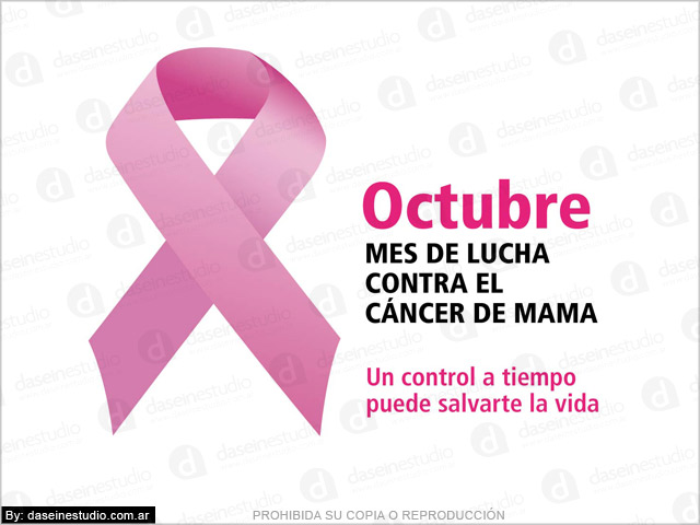 Diseño de logotipo - Mes de lucha contra el Cáncer