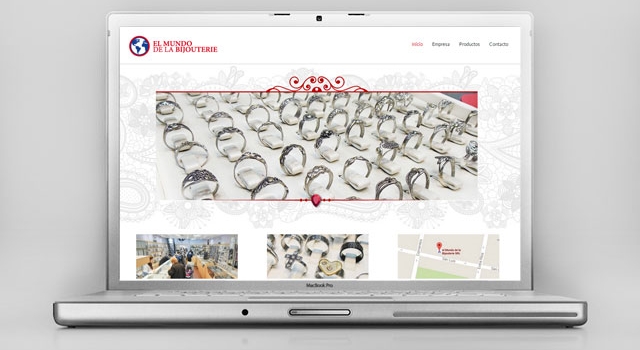 Diseño web responsive casa de Bijouterie